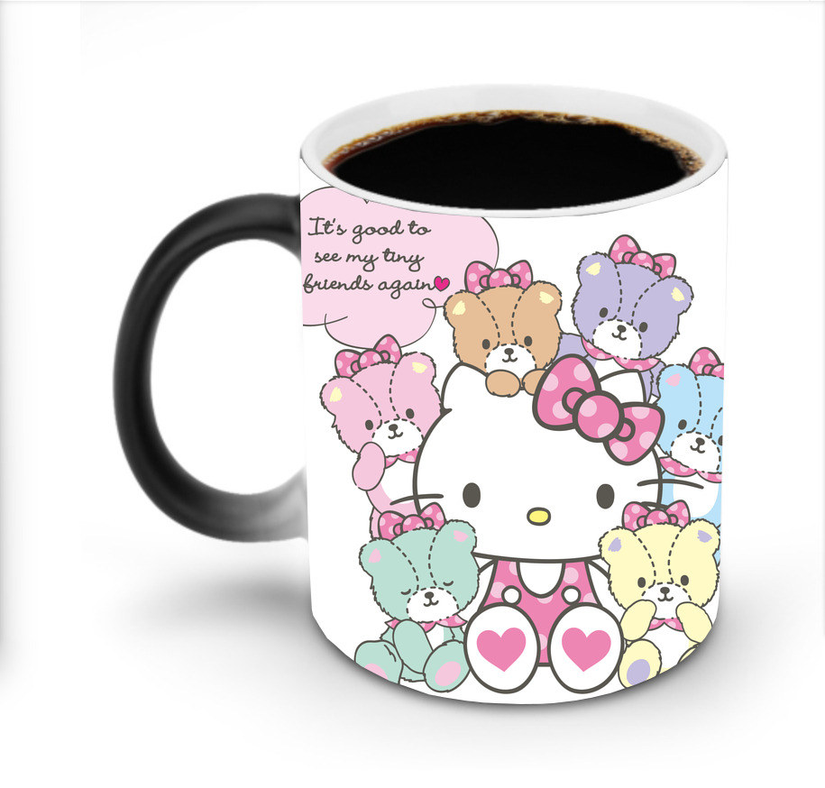 （画像用） Hello Kitty ハローキティ 温度変色マグカップ