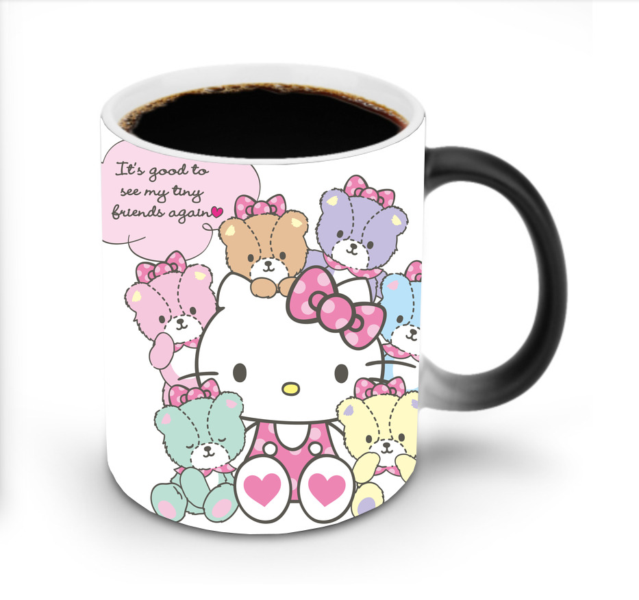 （画像用） Hello Kitty ハローキティ 温度変色マグカップ