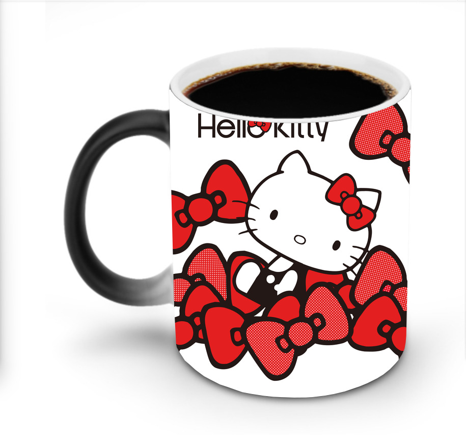 （画像用） Hello Kitty ハローキティ 温度変色マグカップ