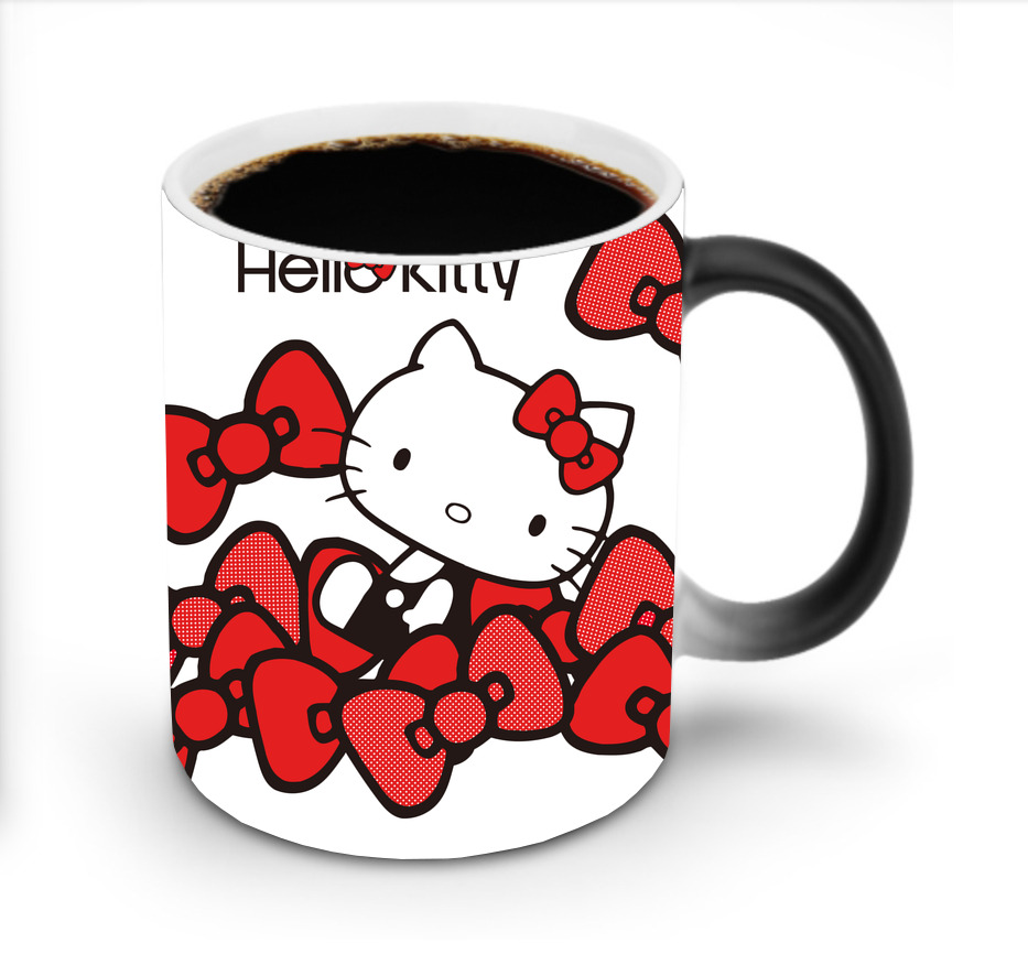 （画像用） Hello Kitty ハローキティ 温度変色マグカップ