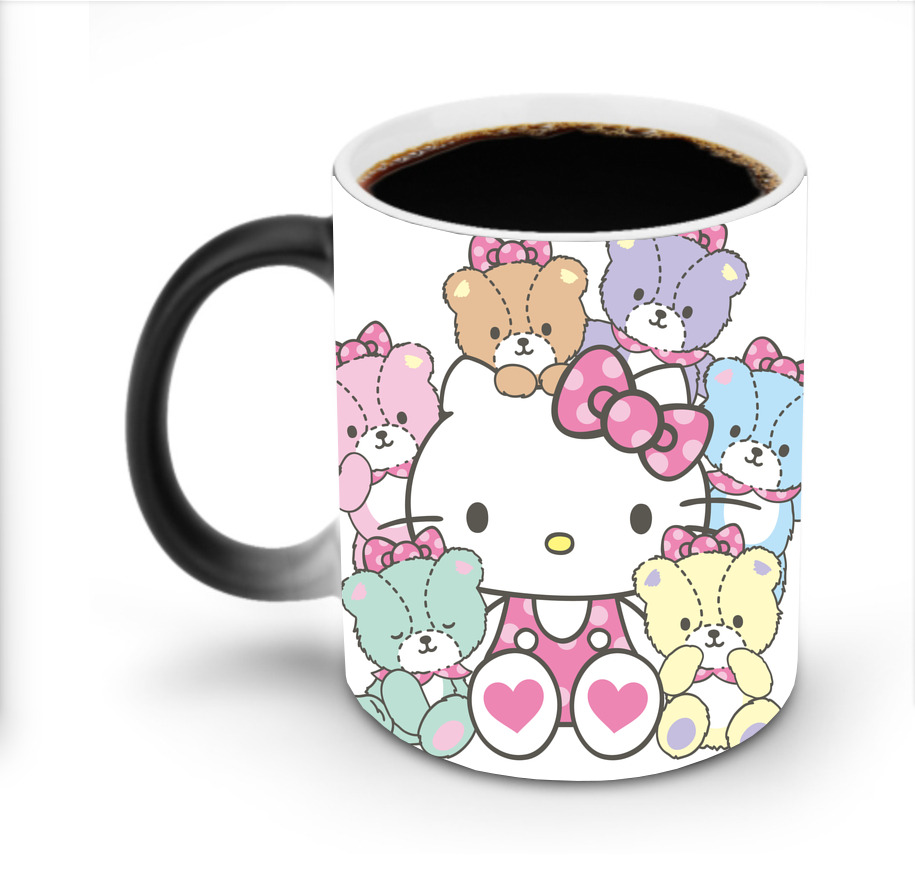 （画像用） Hello Kitty ハローキティ 温度変色マグカップ