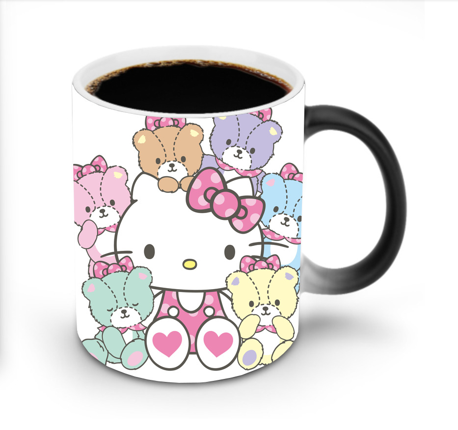 （画像用） Hello Kitty ハローキティ 温度変色マグカップ