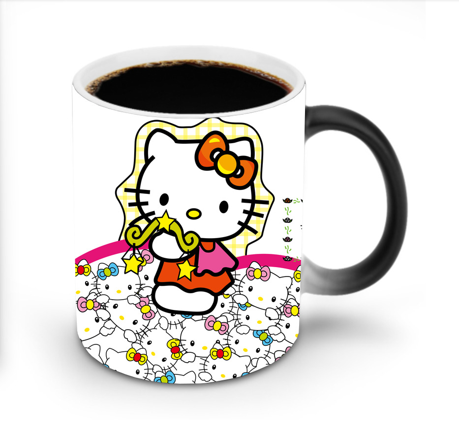 （画像用） Hello Kitty ハローキティ 温度変色マグカップ