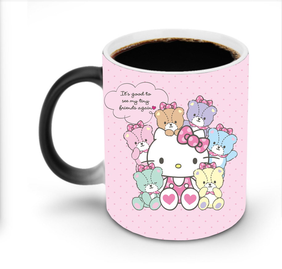 （画像用） Hello Kitty ハローキティ 温度変色マグカップ