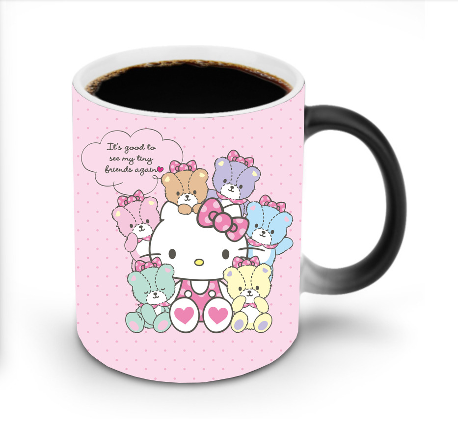 （画像用） Hello Kitty ハローキティ 温度変色マグカップ