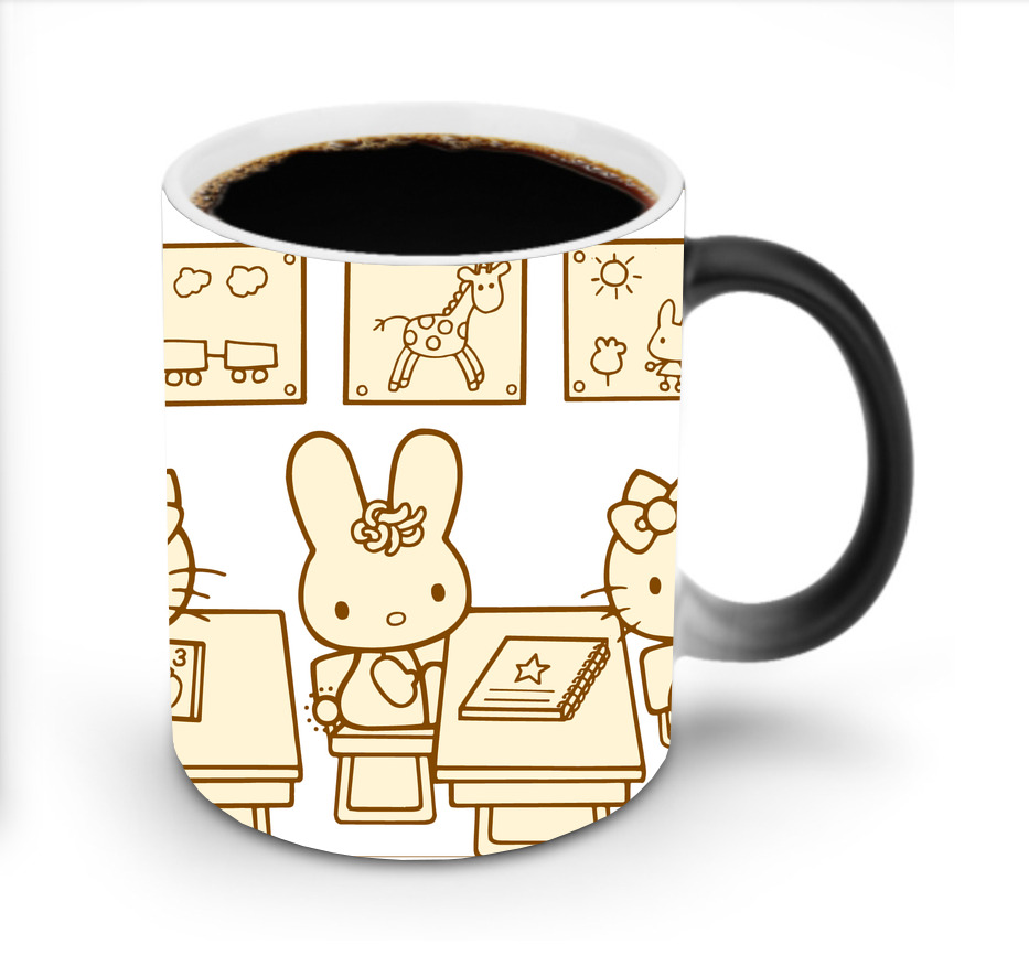 （画像用） Hello Kitty ハローキティ 温度変色マグカップ