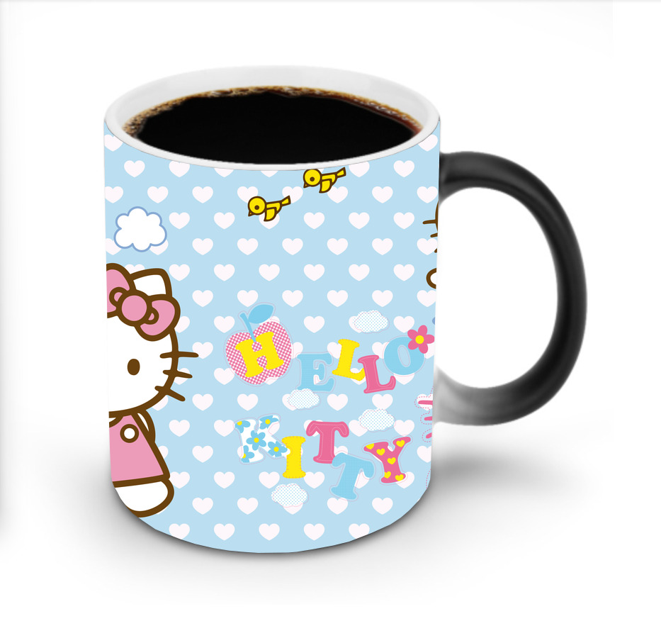 （画像用） Hello Kitty ハローキティ 温度変色マグカップ