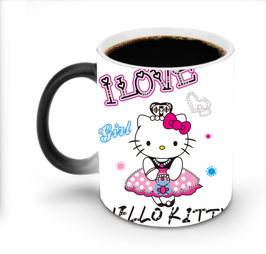 （画像用） Hello Kitty ハローキティ 温度変色マグカップ