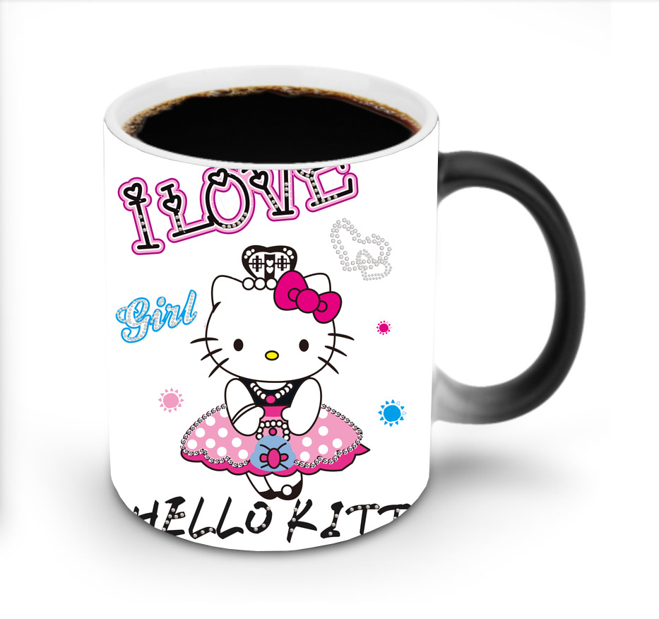 （画像用） Hello Kitty ハローキティ 温度変色マグカップ