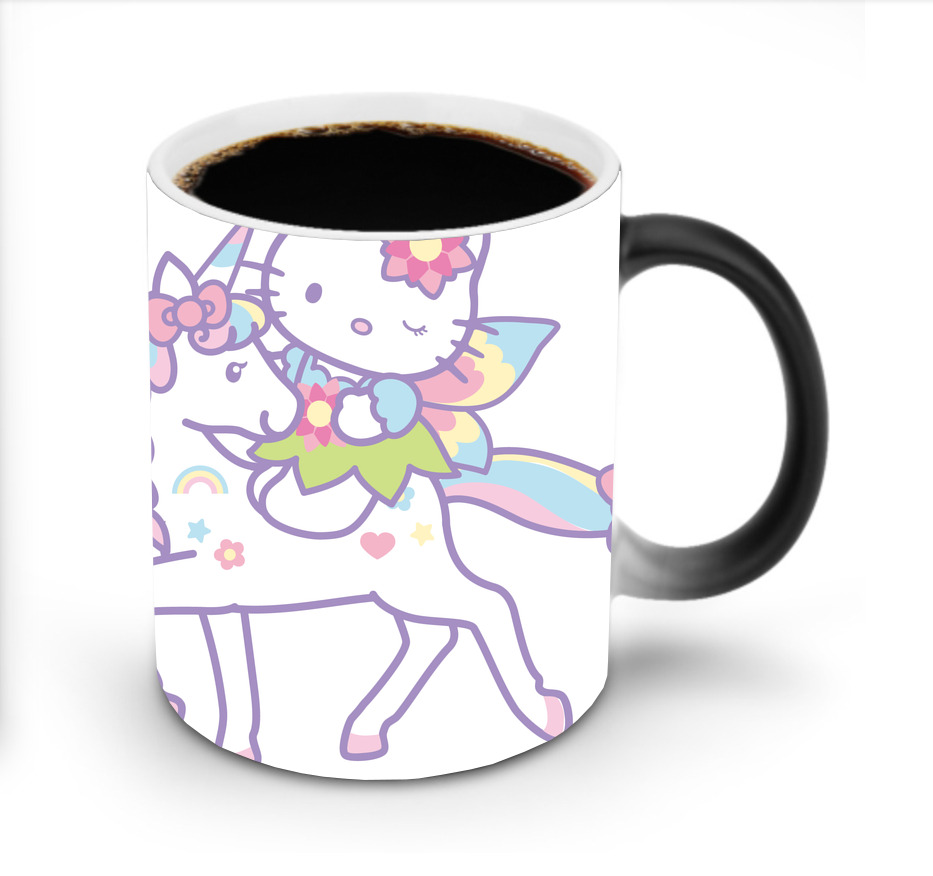 （画像用） Hello Kitty ハローキティ 温度変色マグカップ
