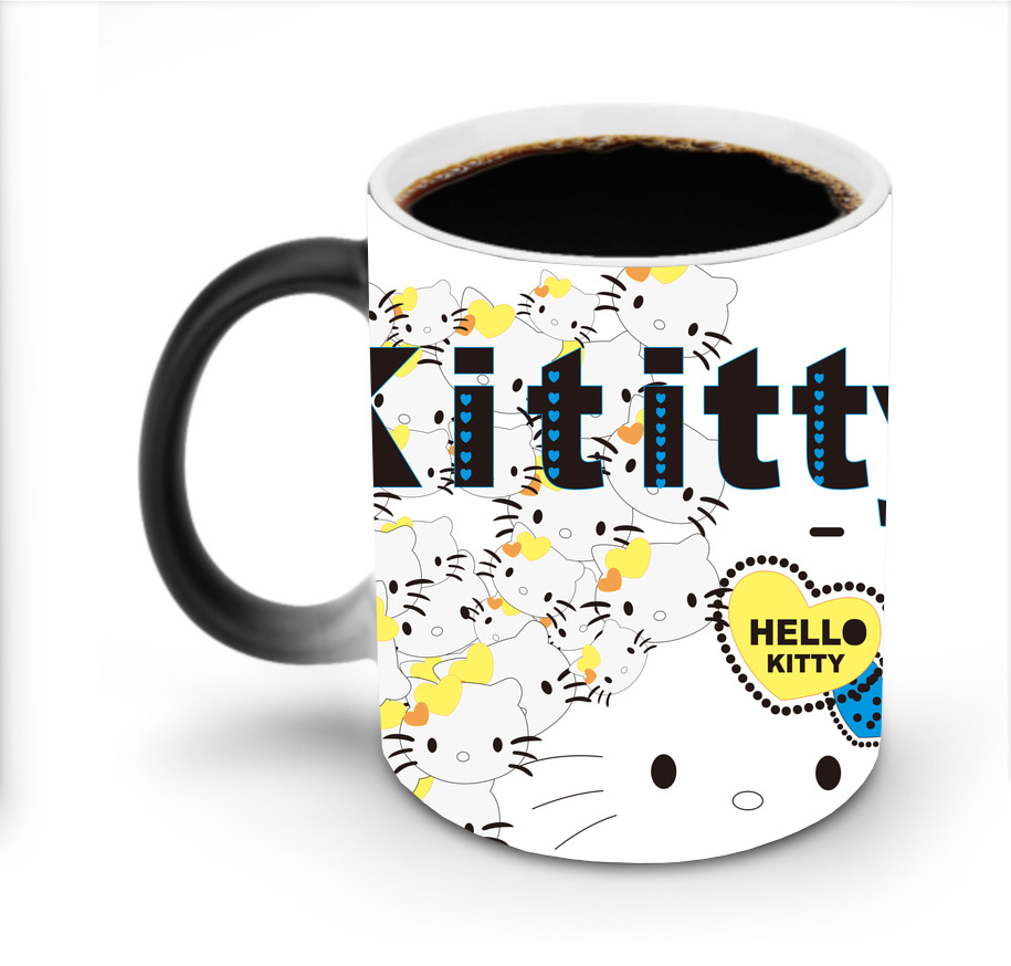 （画像用） Hello Kitty ハローキティ 温度変色マグカップ