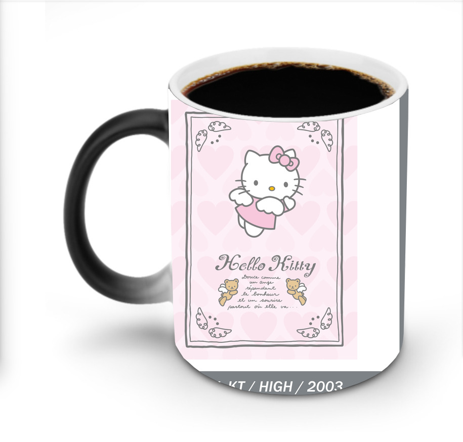 （画像用） Hello Kitty ハローキティ 温度変色マグカップ