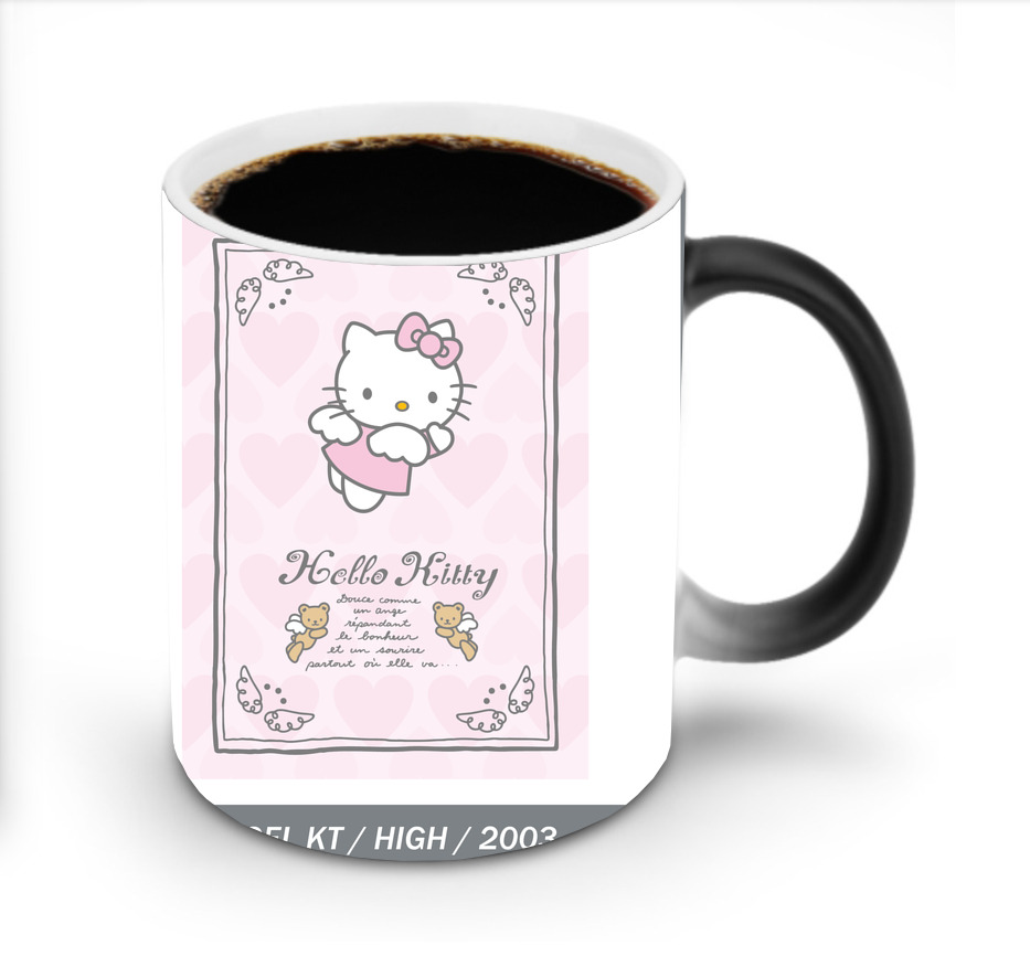 （画像用） Hello Kitty ハローキティ 温度変色マグカップ