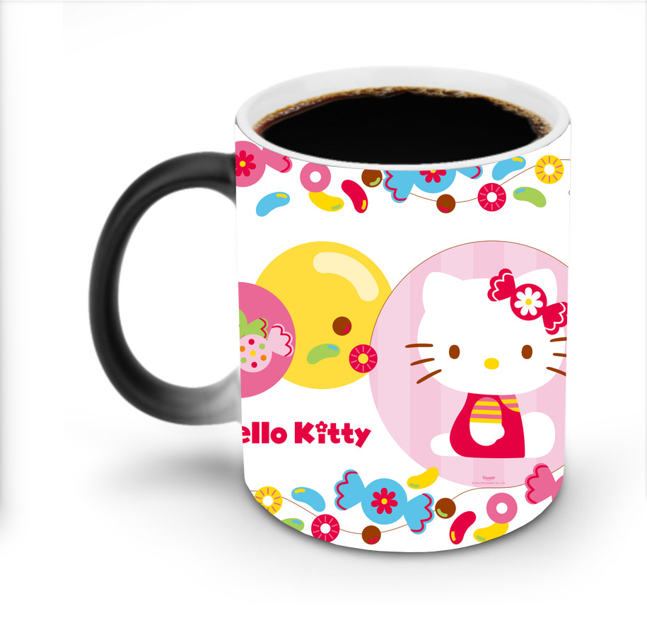 （画像用） Hello Kitty ハローキティ 温度変色マグカップ
