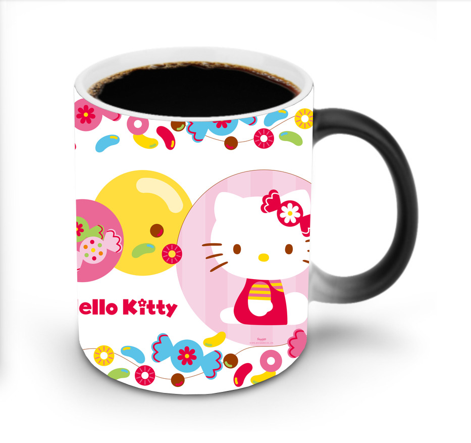 （画像用） Hello Kitty ハローキティ 温度変色マグカップ