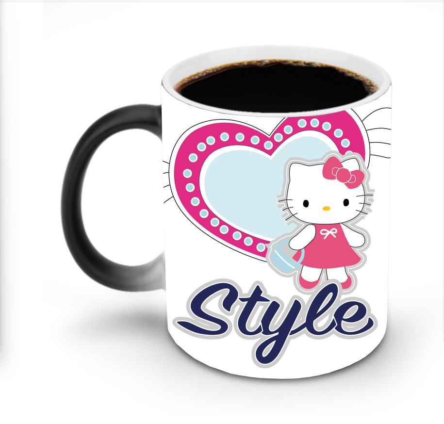 （画像用） Hello Kitty ハローキティ 温度変色マグカップ
