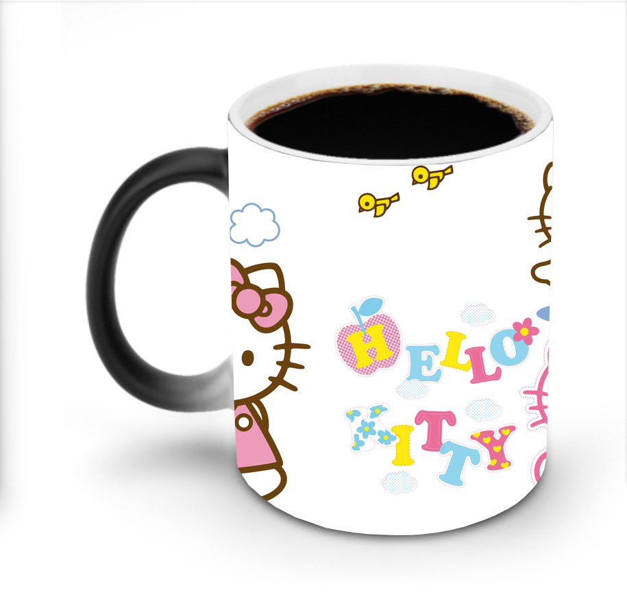 （画像用） Hello Kitty ハローキティ 温度変色マグカップ