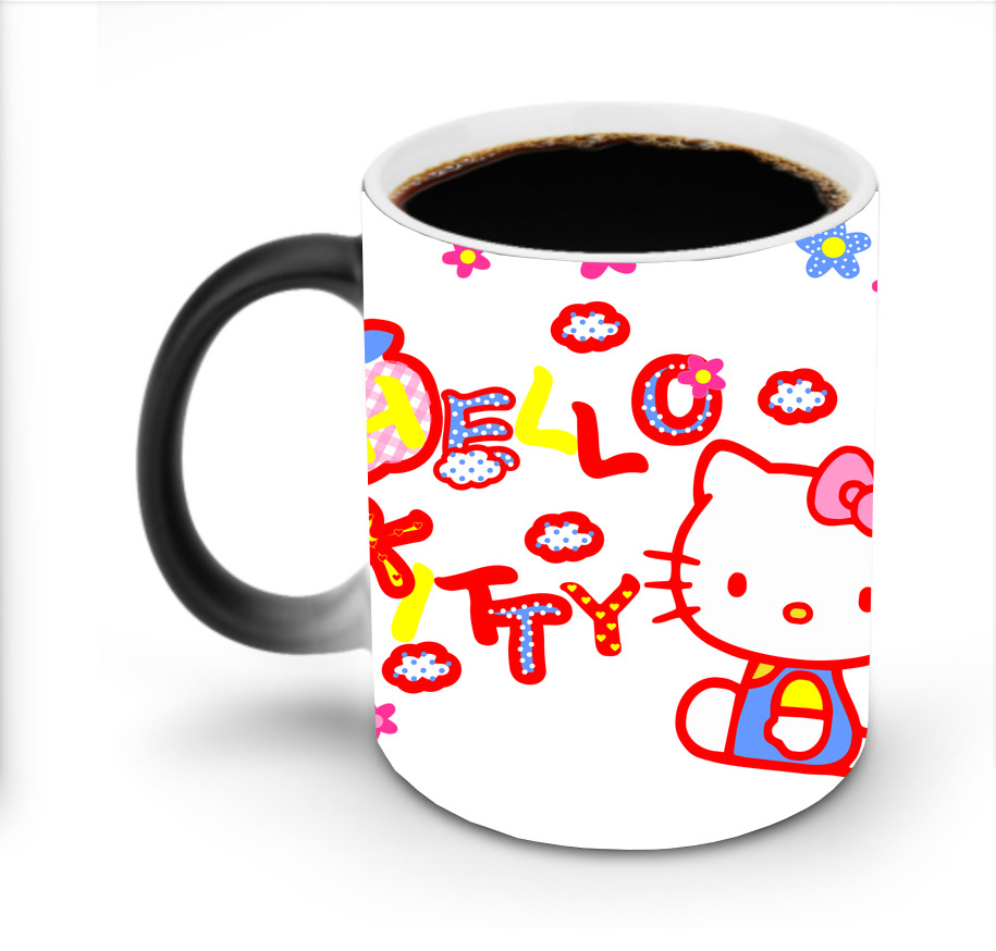 （画像用） Hello Kitty ハローキティ 温度変色マグカップ