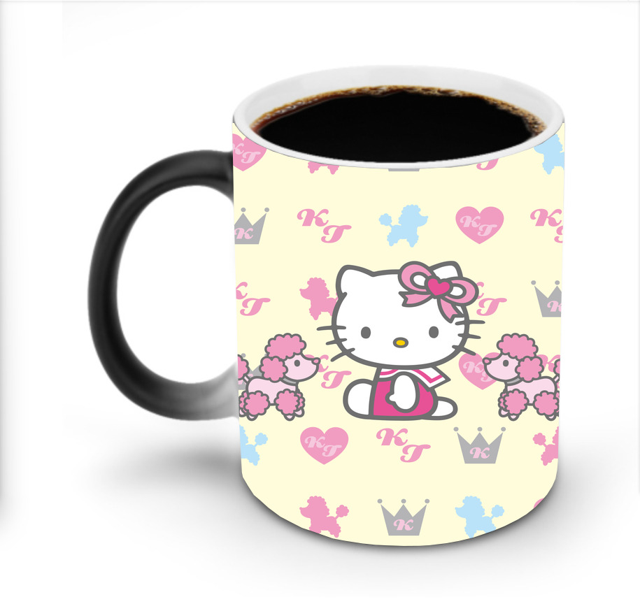 （画像用） Hello Kitty ハローキティ 温度変色マグカップ