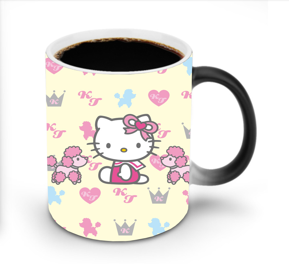 （画像用） Hello Kitty ハローキティ 温度変色マグカップ