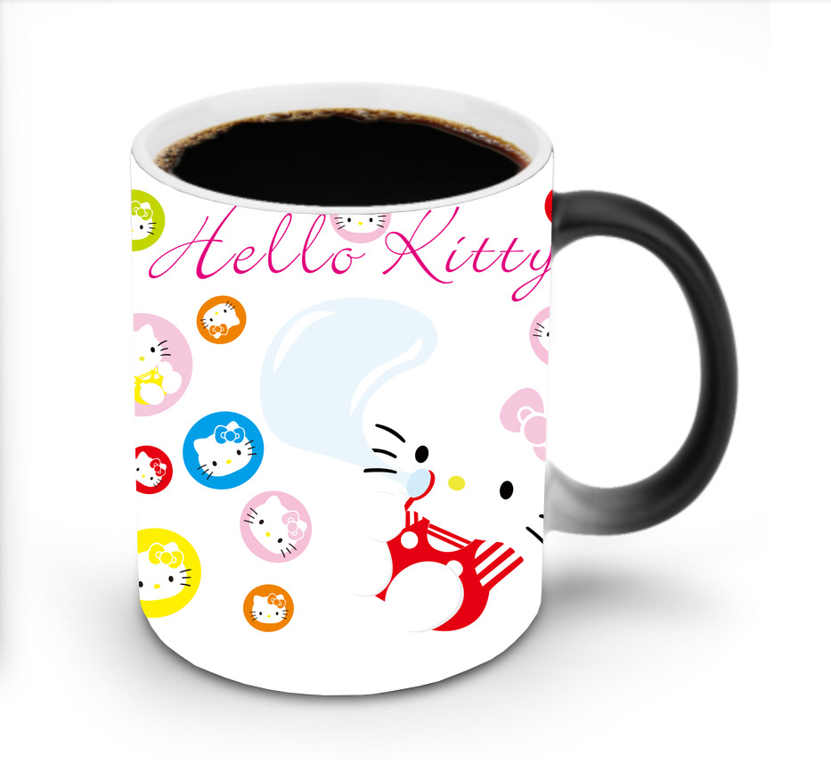 （画像用） Hello Kitty ハローキティ 温度変色マグカップ