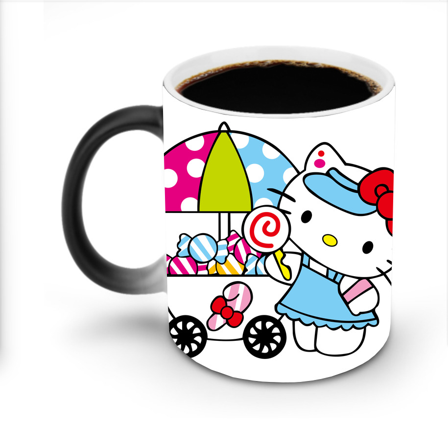 （画像用） Hello Kitty ハローキティ 温度変色マグカップ