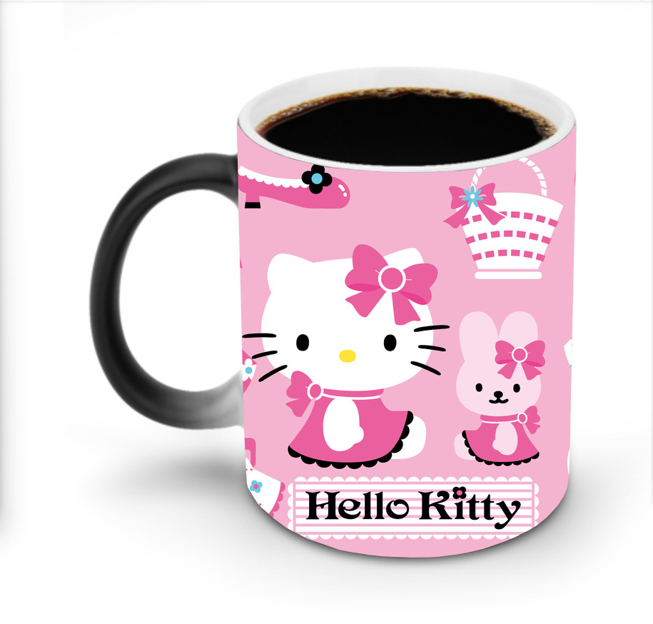 （画像用） Hello Kitty ハローキティ 温度変色マグカップ