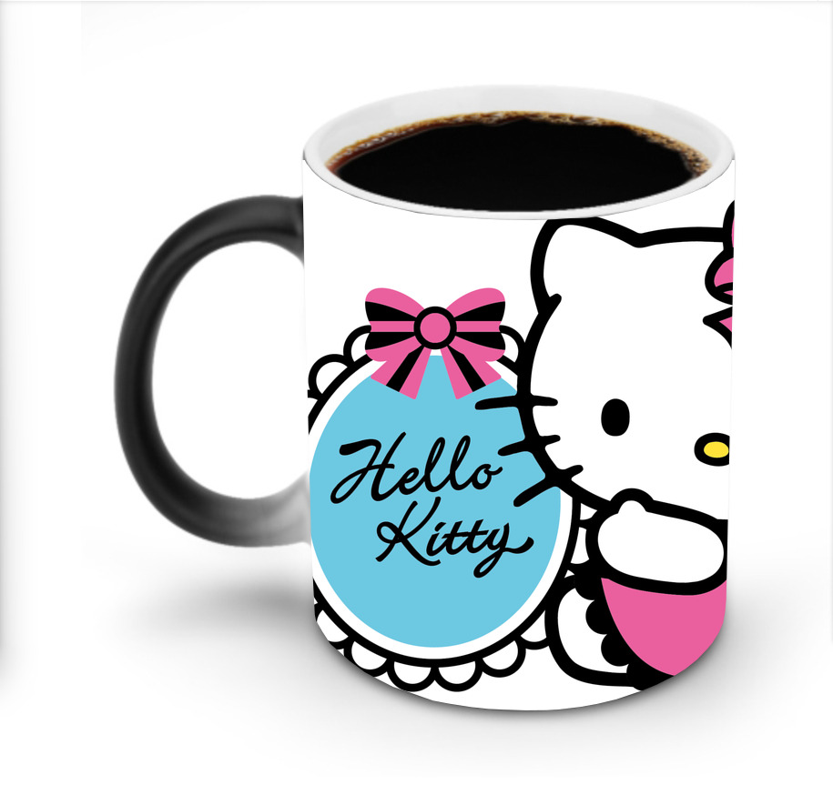（画像用） Hello Kitty ハローキティ 温度変色マグカップ