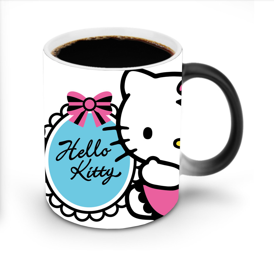 （画像用） Hello Kitty ハローキティ 温度変色マグカップ
