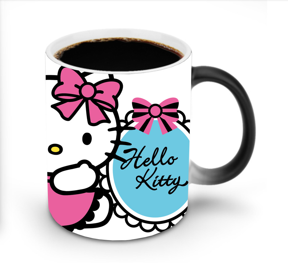 （画像用） Hello Kitty ハローキティ 温度変色マグカップ