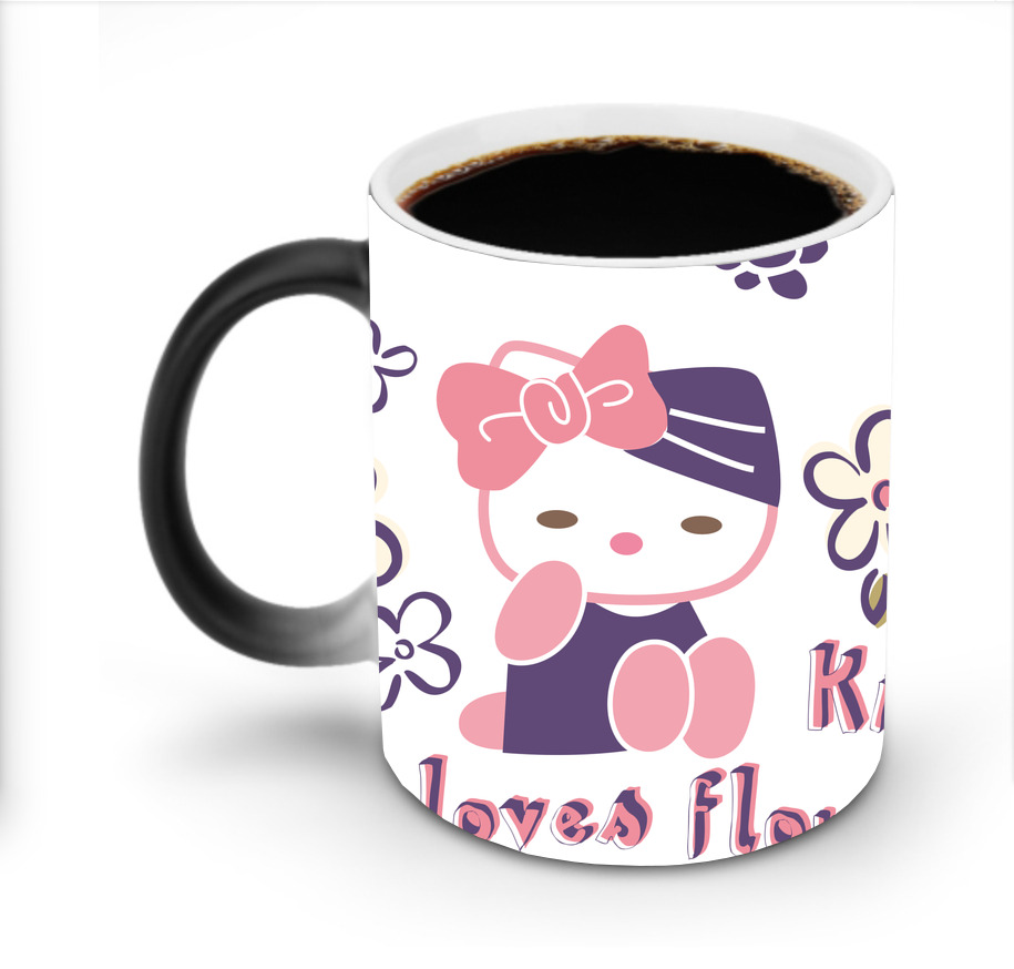 （画像用） Hello Kitty ハローキティ 温度変色マグカップ