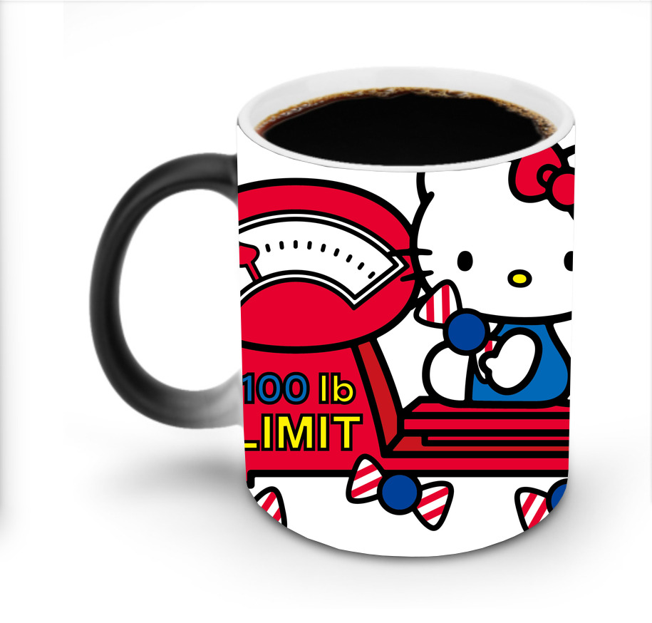 （画像用） Hello Kitty ハローキティ 温度変色マグカップ