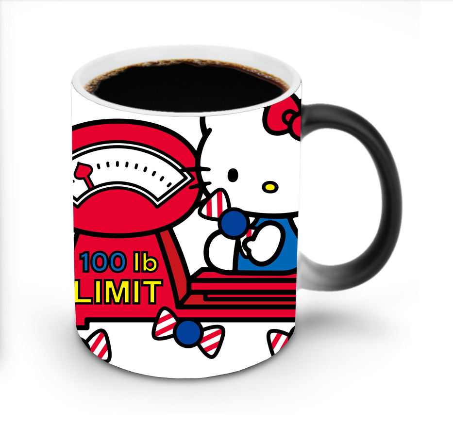（画像用） Hello Kitty ハローキティ 温度変色マグカップ