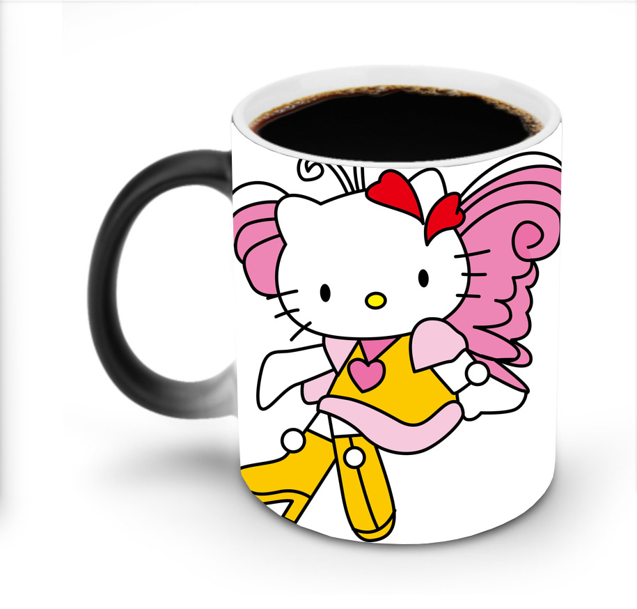 （画像用） Hello Kitty ハローキティ 温度変色マグカップ