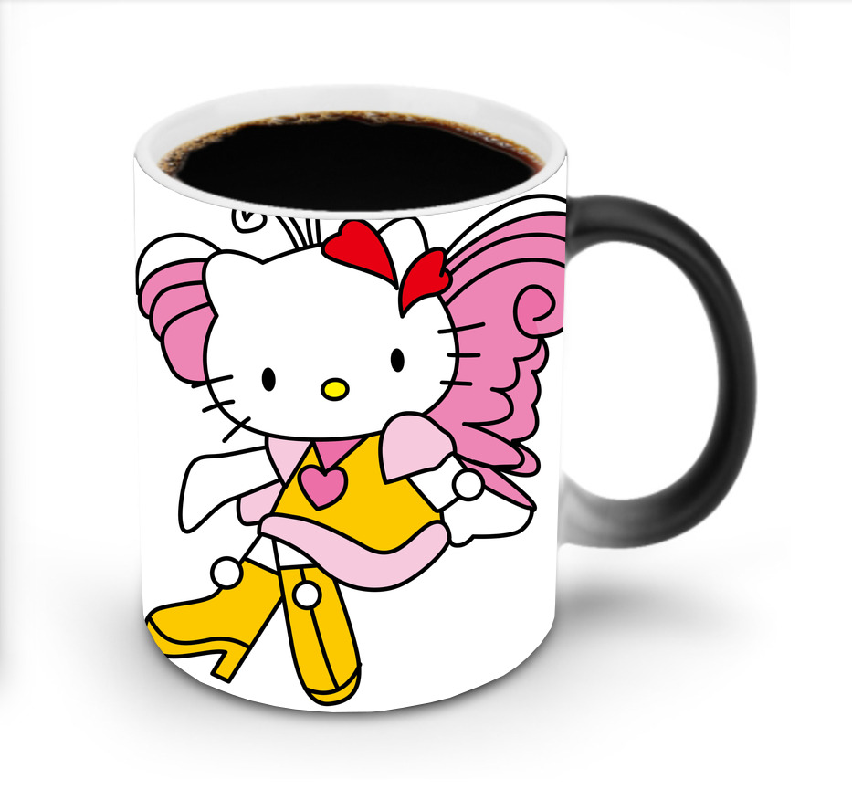 （画像用） Hello Kitty ハローキティ 温度変色マグカップ
