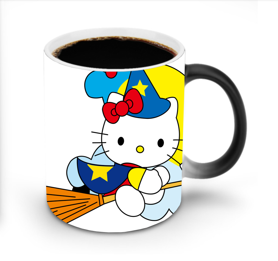 （画像用） Hello Kitty ハローキティ 温度変色マグカップ