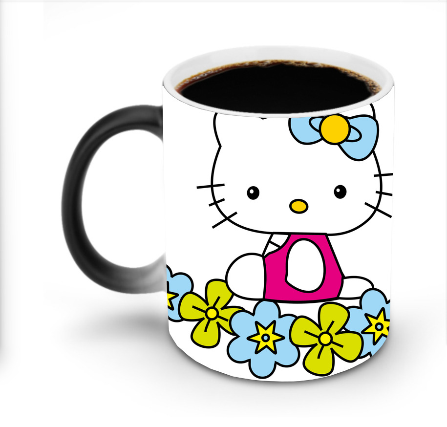 （画像用） Hello Kitty ハローキティ 温度変色マグカップ