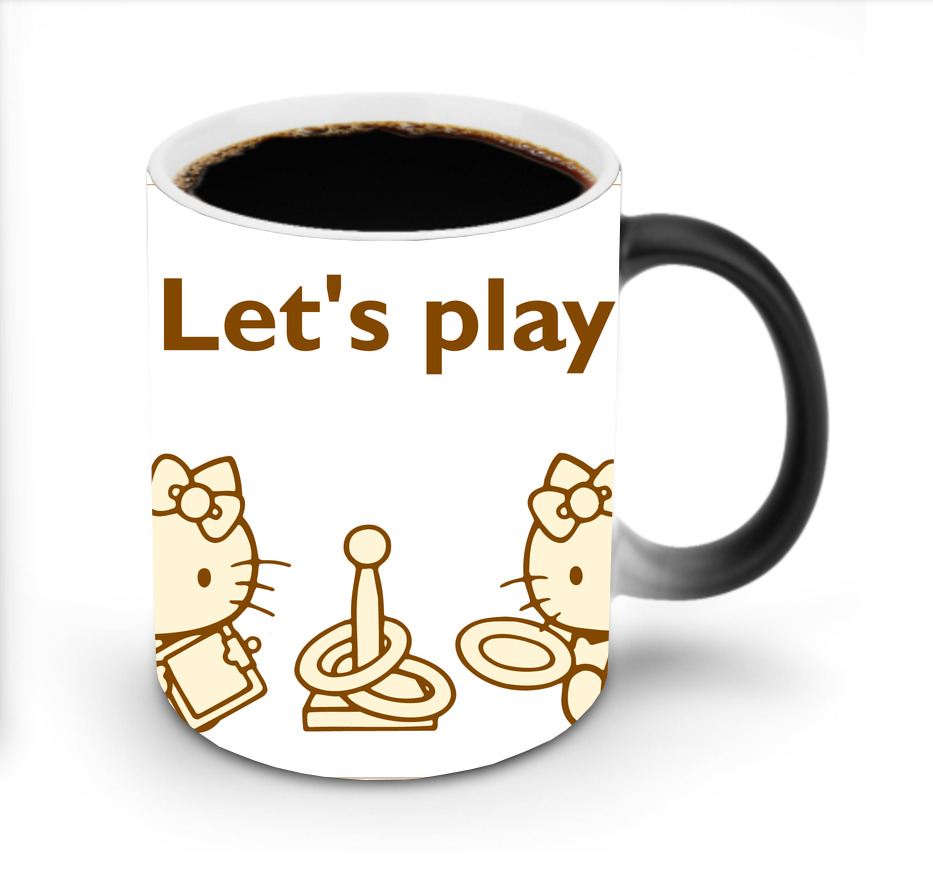 （画像用） Hello Kitty ハローキティ 温度変色マグカップ