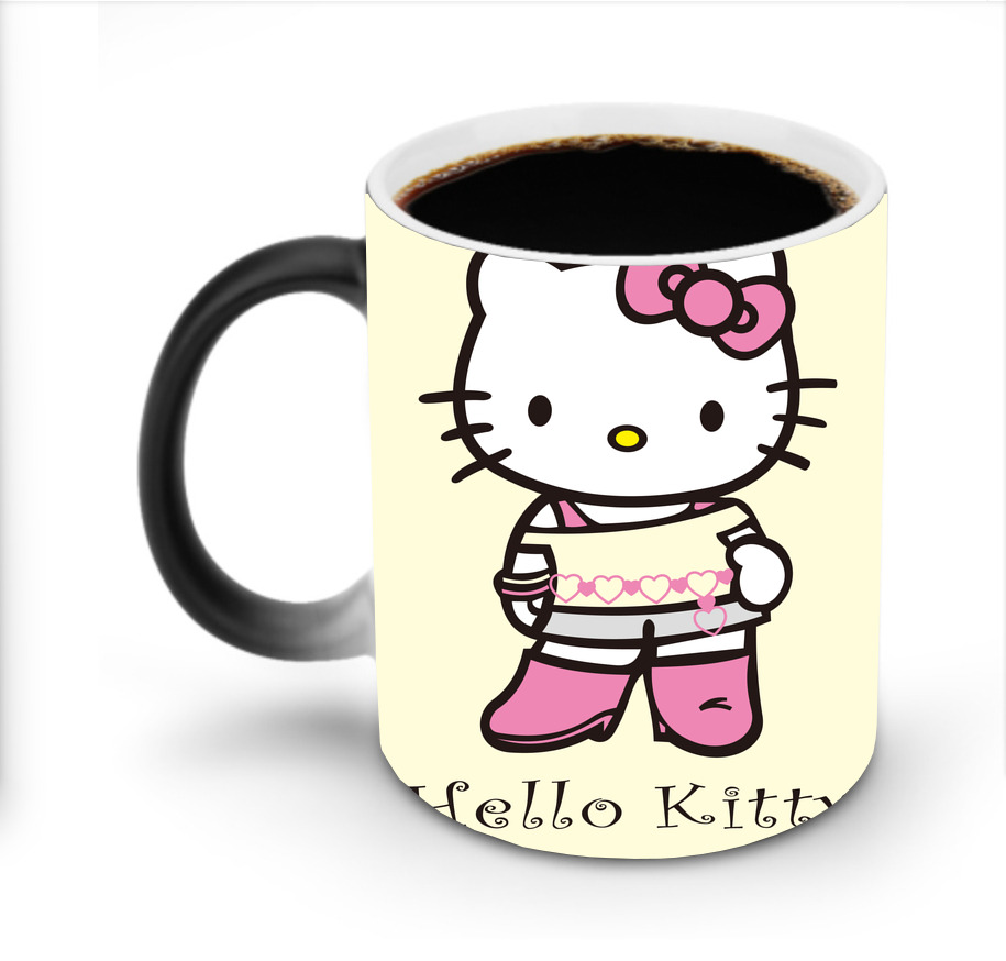 （画像用） Hello Kitty ハローキティ 温度変色マグカップ