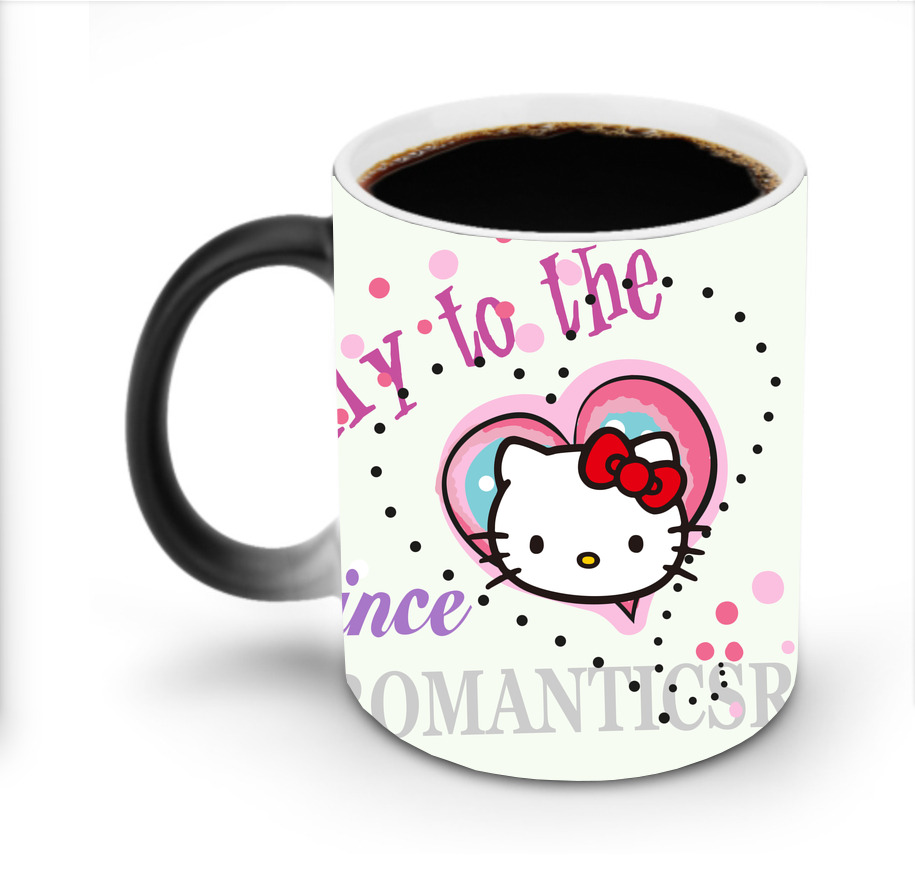 （画像用） Hello Kitty ハローキティ 温度変色マグカップ
