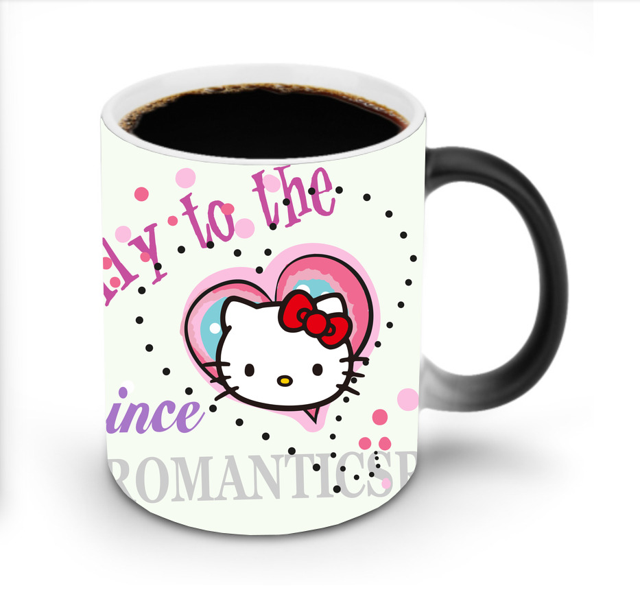 （画像用） Hello Kitty ハローキティ 温度変色マグカップ