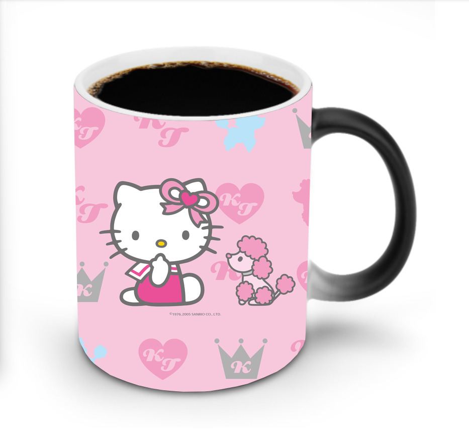 （画像用） Hello Kitty ハローキティ 温度変色マグカップ