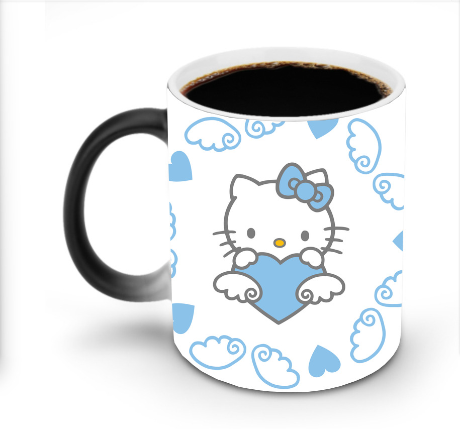 （画像用） Hello Kitty ハローキティ 温度変色マグカップ