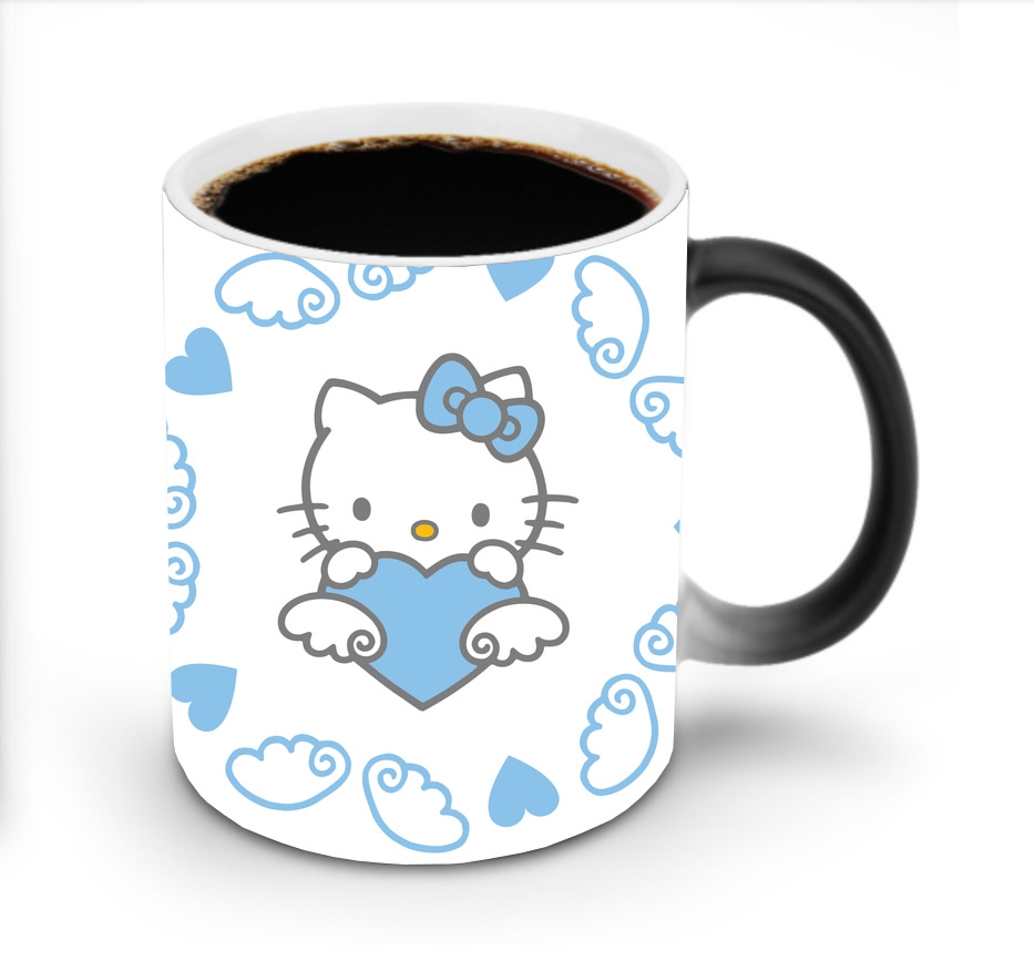 （画像用） Hello Kitty ハローキティ 温度変色マグカップ