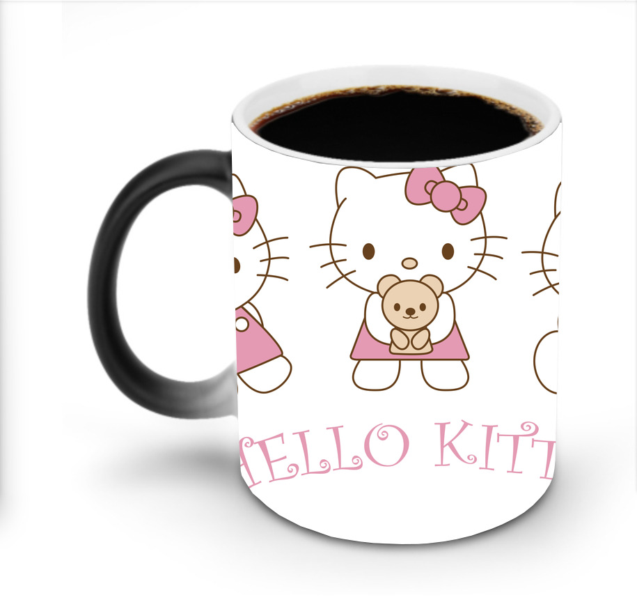 （画像用） Hello Kitty ハローキティ 温度変色マグカップ