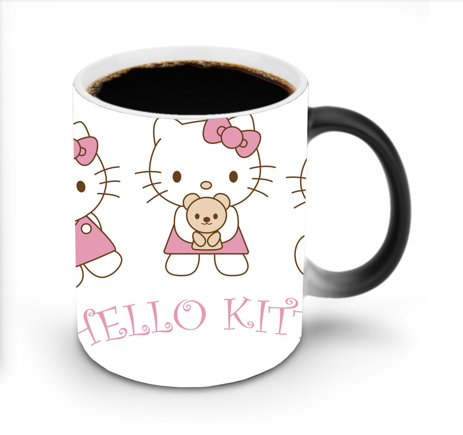 （画像用） Hello Kitty ハローキティ 温度変色マグカップ