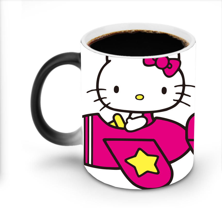 （画像用） Hello Kitty ハローキティ 温度変色マグカップ