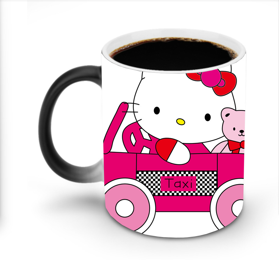 （画像用） Hello Kitty ハローキティ 温度変色マグカップ