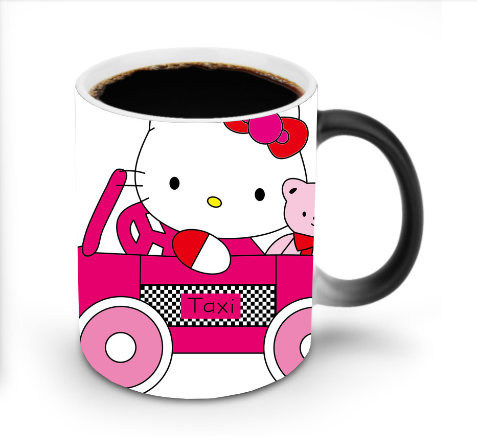 （画像用） Hello Kitty ハローキティ 温度変色マグカップ