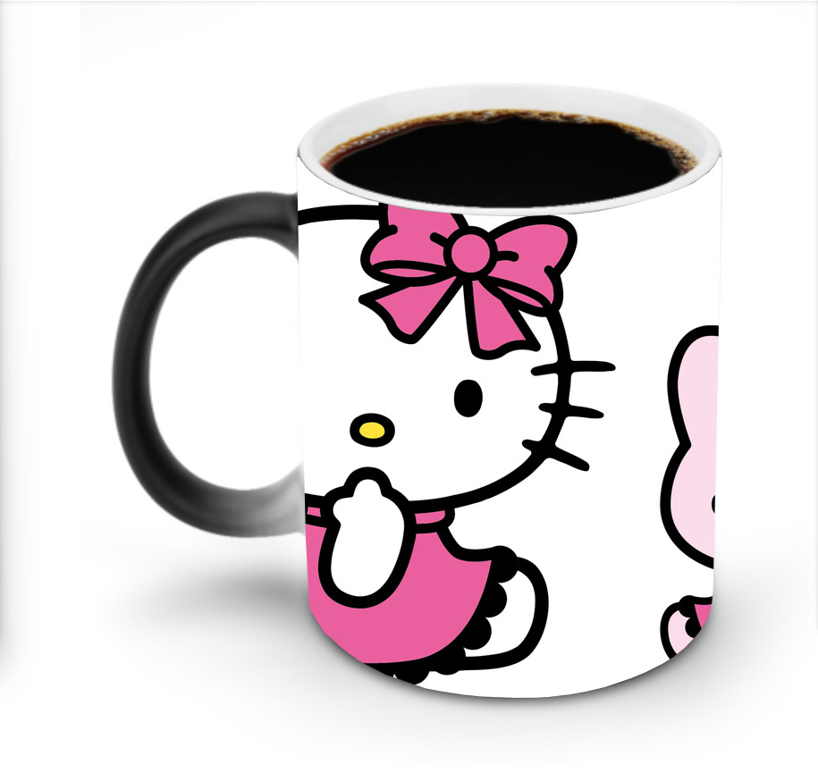（画像用） Hello Kitty ハローキティ 温度変色マグカップ